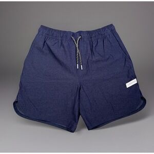 Legends Luka Shorts Men's M Navy Running 7" Lined Performance Stretch-EUC